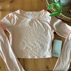 Lululemon Light Pink Crop Top